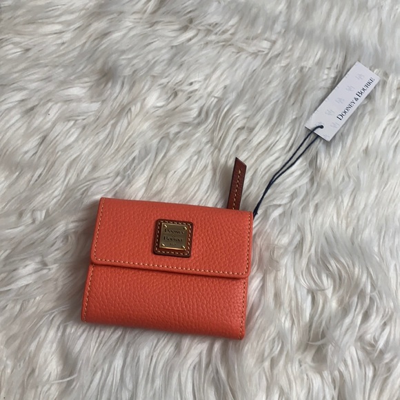 Dooney & Bourke Handbags - Dooney & Bourke NWT Coral Leather Wallet